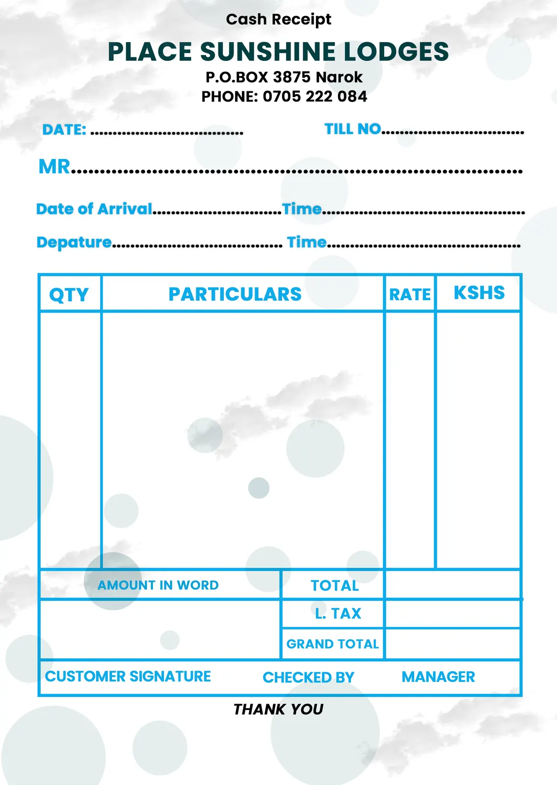 Receipt Books